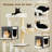 57.5" Cat Tree With Litter Box Enclosure Large-1847921743