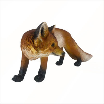 Realistic Red Fox Figurine
