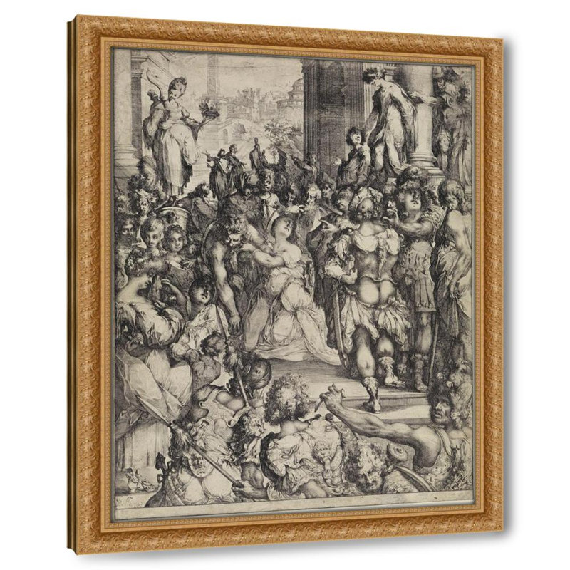 Das Martyrium der hl. Lucia, H 24 po x l 19 po x P 1,5 po