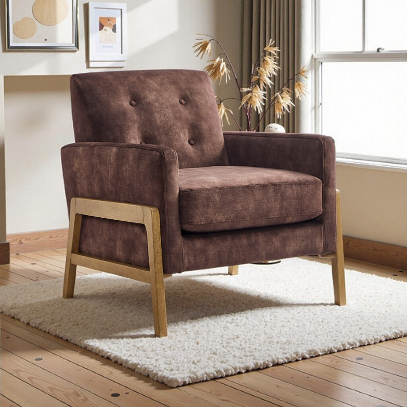 Chaise d'appoint capitonnée Matson - Confort moelleux, design intemporel et durabilité de qualité commerciale pour les espaces modernes