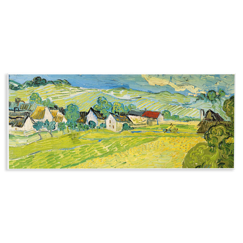 Plaque murale classique Classic Vast Countryside, design par Vincent Van Gogh