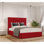 Besar Upholstered Ottoman Storage Bed