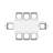 Morje 8 - Person Patio Dining Set with Rectangular Table , Sunbrella® Cushions Included-825866232-825866237