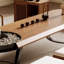 Table basse Wabi-sabi au design minimaliste