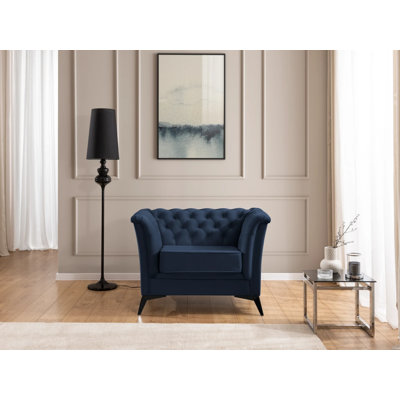 Whitby Velvet Chesterfield Chair