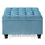 Carré avec capacité de rangement - cadre et caractéristique en bois bleu-1430785006