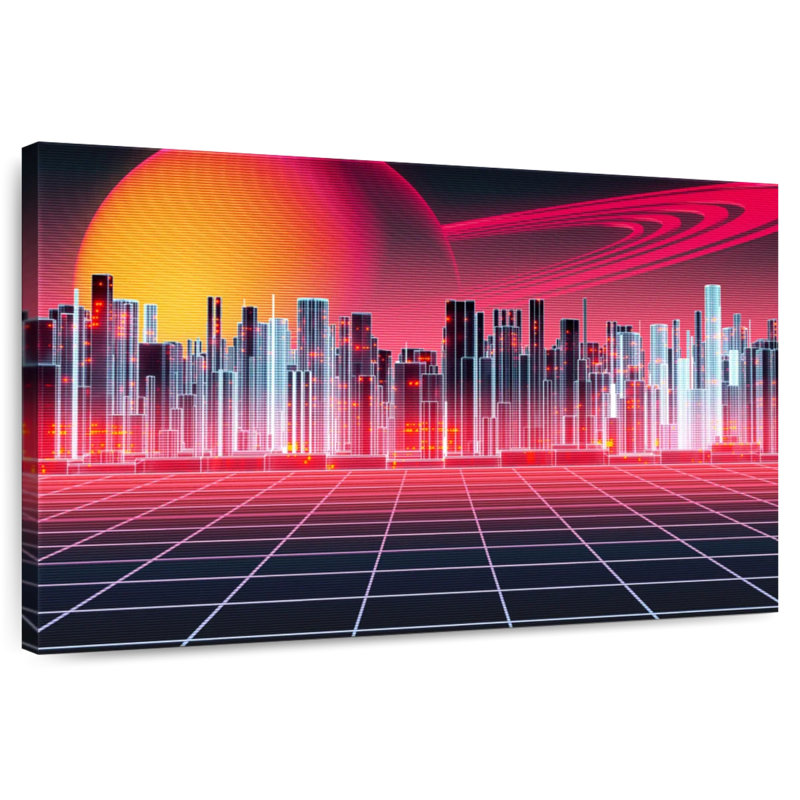 Kelan Digital Metropolitan, 16" H x 24" W