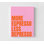 «More Espresso Less Depresso - Bold Typographie Coffee», reproduction d'art