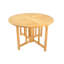 Jakey Outdoor Round Teak Dining Table