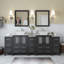  84" Double Bathroom Vanity Set with Mirror-23188989