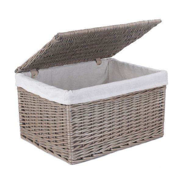 Accents, Rustic Small Rectangular Wooden Basket