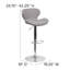 Tabouret de bar à hauteur réglable Arkport-20132233