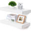 Ensemble de 2 grandes tablettes en bois pour les livres, le salon, la salle de bain, la salle de lavage, la chambre à coucher, la cuisine et le bureau personnel