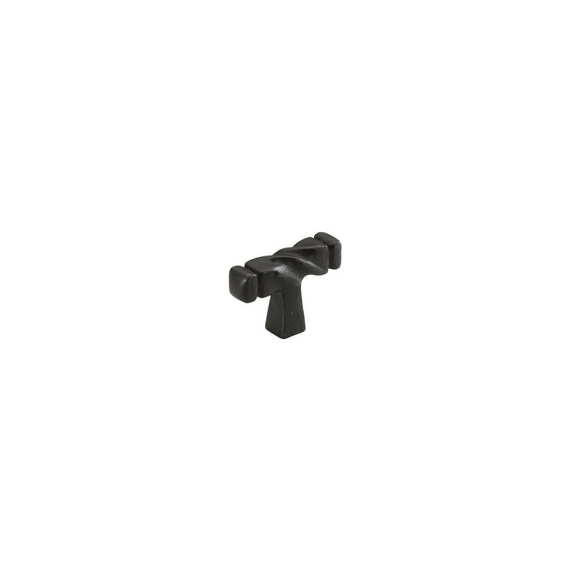Twist Stick Cabinet Knob, Dark Bronze