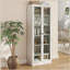 Armoire de cuisine en métal, armoire de rangement de 72 po de hauteur avec 5 tablettes réglables