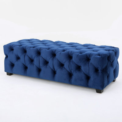 Dannetta Velvet Ottoman
