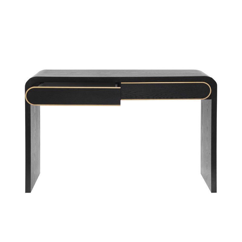 Console en bois Thalyn, Noir