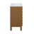 Cascade 24 in. Brown Oak Bathroom Vanity With White, 3-Hole Ceramic Sink Top-100841257-100841255