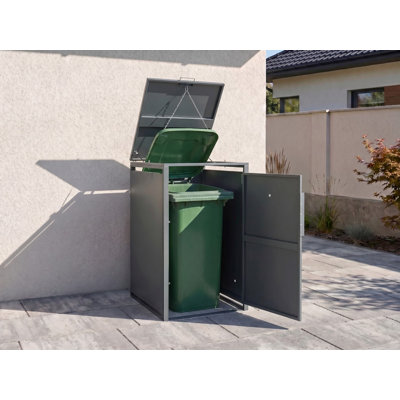 PIACENZA Steel Wooden Single Bin Store