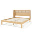 Lit plateforme en bambou Tranquilweave avec tête de lit en rotin tissé-133528840