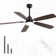 52 Inch Ceiling Fan with Dimmable LED Light and Remote – Modern Quiet DC Motor, 6-Speed, Reversible Dual-Colour Blades, Adjustable Colour Temperature – Bedroom & Living Room Ceiling Fan