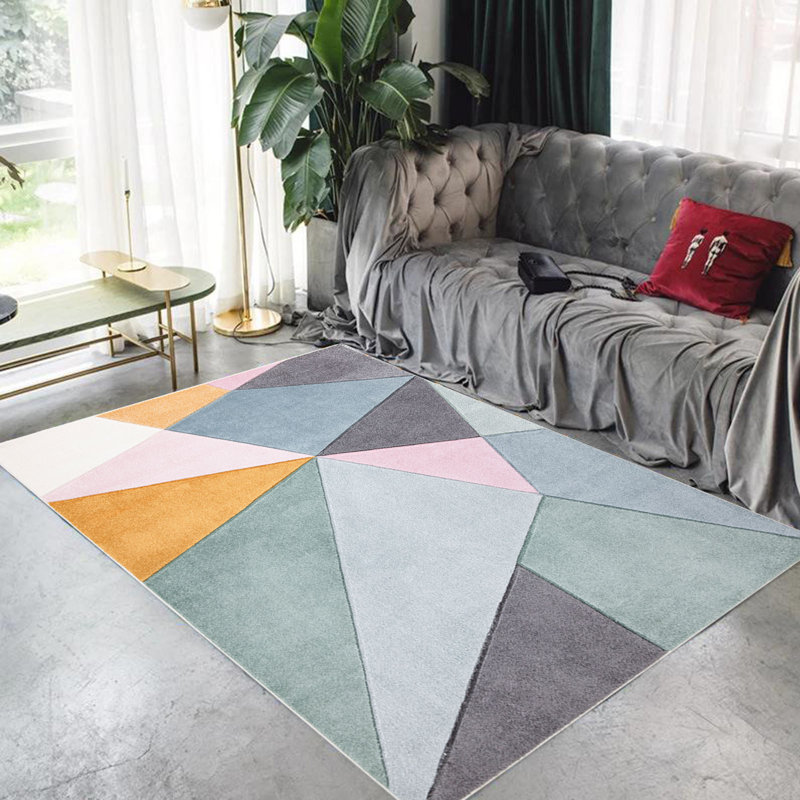 Geometric Large Area Rug for Living Room, Bedroom Carpet, Hallway Runner & Kitchen Floor Mat, Rectangle 120 x 170cm