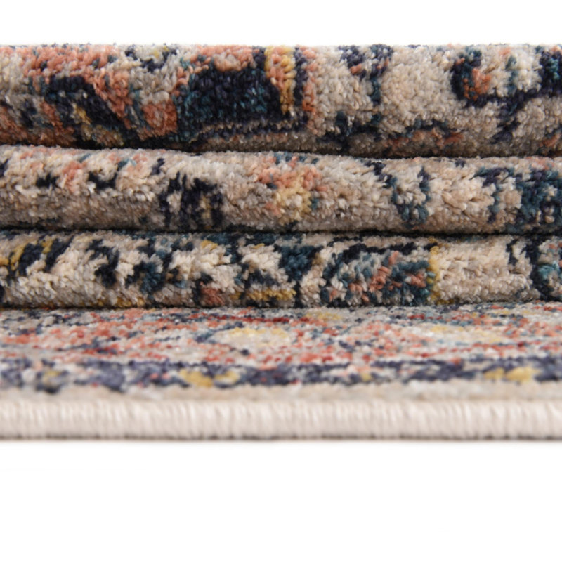 Gause Oriental Indoor Rug, Round 7'10"