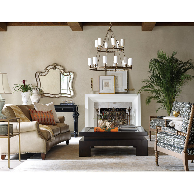 Sanctuary Flat Solid Wood Beveled Mirror