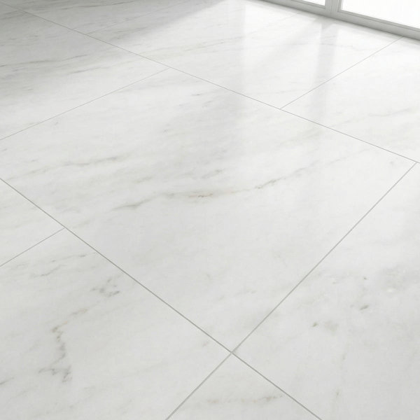 Daphne White Polished 12x24 Marble Tile