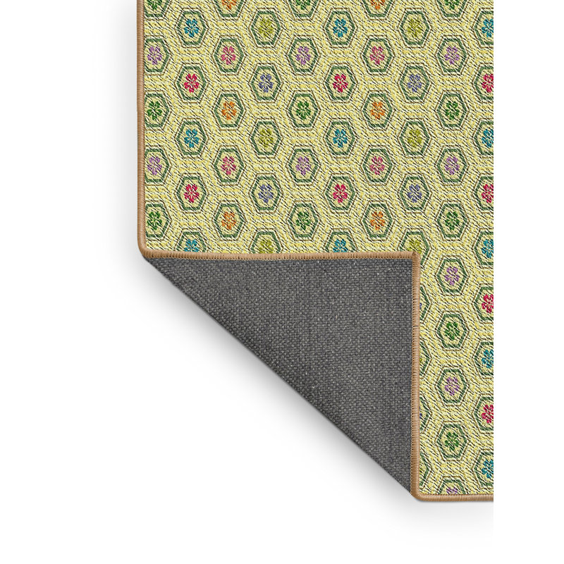 Tapis de zone verte à motif, Rectangle 2 pi x 4 pi