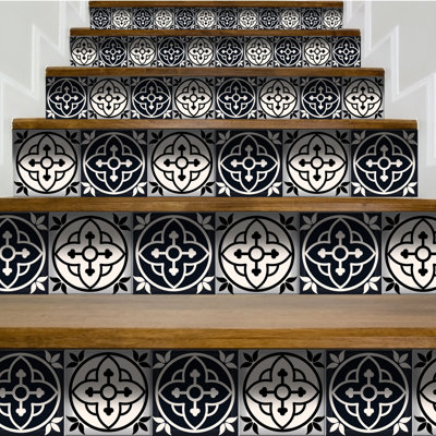 Carreau de mosaïque auto-adhésif en vinyle 5 po x 5 po