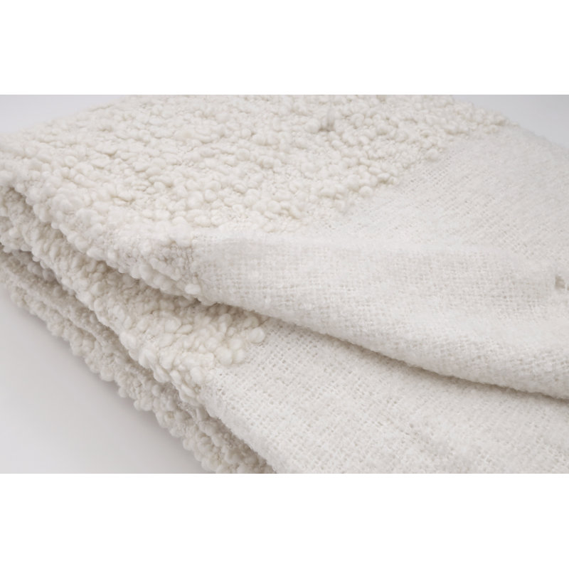 Murphy Throw Blanket, Ivory