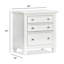 Table de chevet blanche-1103950037