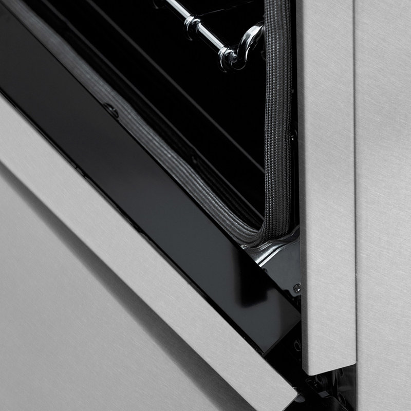 ZLINE 36" Legacy Dual Fuel Range, Brass Burners Satin Stainless Steel