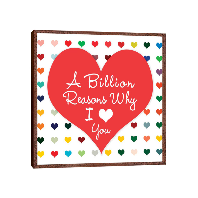 Billion Reasons by Shelley Lake - Gallery-Wrapped Canvas Giclée on Canvas, 93.98 cm H x 93.98 cm W, Classic Wood Framed