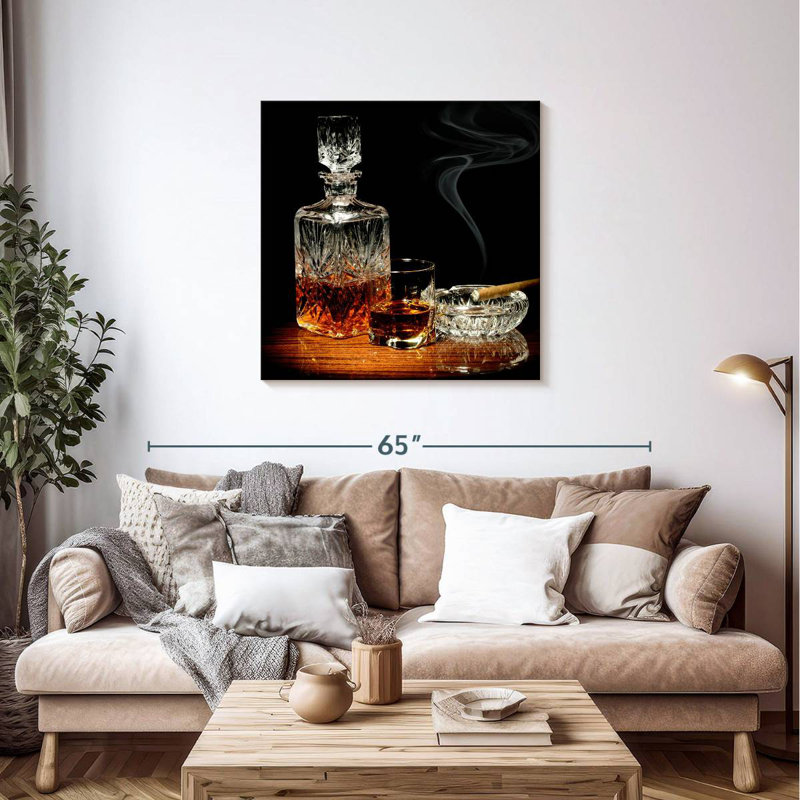 Carafe à décanter et cigare Yarlin, H 36 po x l 36 po