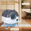 Litière intelligente autonettoyante pour chat - Grande capacité de 76 L pour plusieurs chats - Nettoyage automatique, contrôle de l'application, triple protection de sécurité - Comprend des sacs à ordures - Gris foncé-25378019