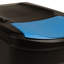 Polypropylène anthracite vidaXL empilable 19,8 gallons