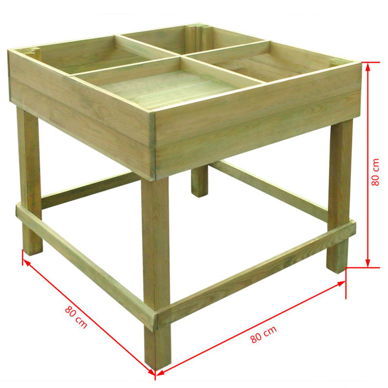 Beau Wood Raised Garden Bed