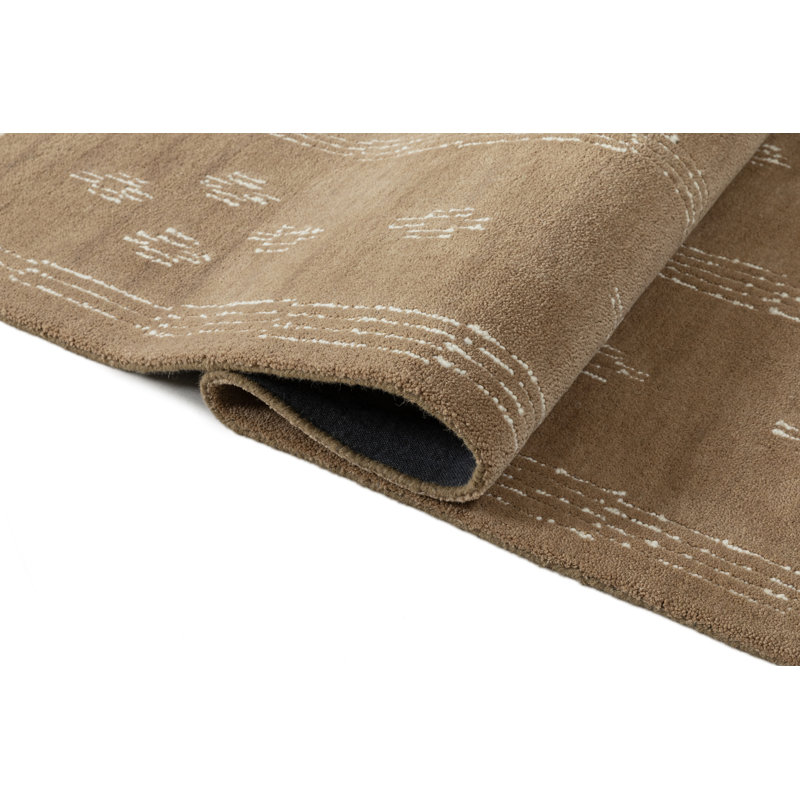 Tapis d'intérieur en laine touffeté à la main Nomad, 2'6x8'