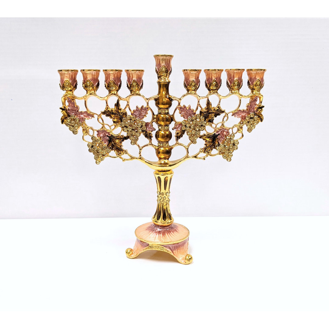 Pewter Menorah The Holiday Aisle® 