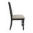 Farmhouse Ladder Back 17" Wide Upholstered Side Chair With Cushion Seat And Solid Wood Turning Legs-1720699087-1720699123