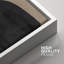 Nordic Shapes " Dark Grey Black Block Abstract Shape Illustration Modern Decor Relax Calm Chic " 3 - Pieces-98697495-98697496
