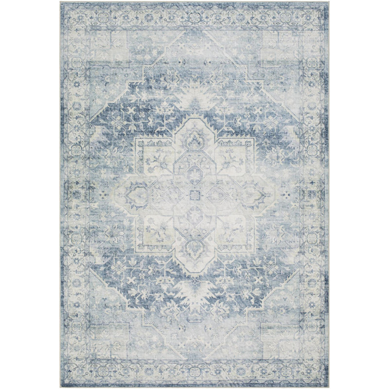 Lympsham Washable Oriental Rug, Rectangle 7'6" x 9'5"