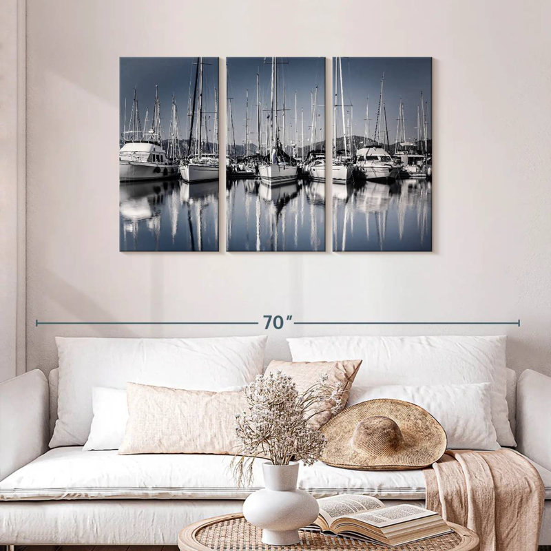 Mehar European Marina Yachts, 36" H x 57" W