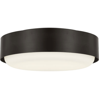 Richard June Transitional Aurelle Flush Mount Light