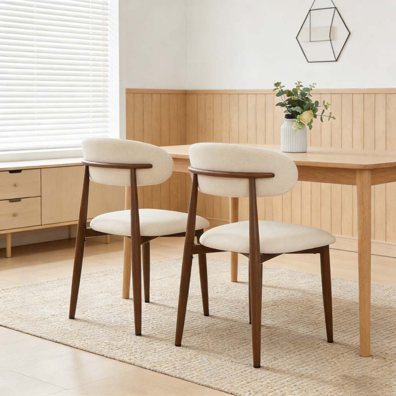 Dining Chairs Set, Walnut