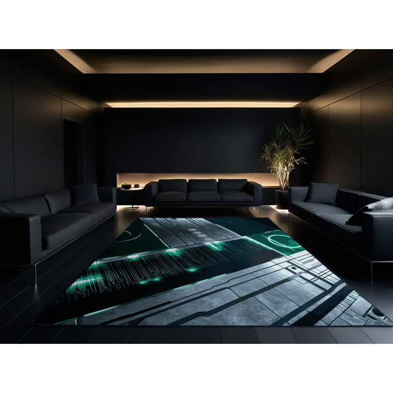 Solar Echo Rug, Square 7'