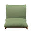 Fauteuil club de patio en acacia Lazy, vert