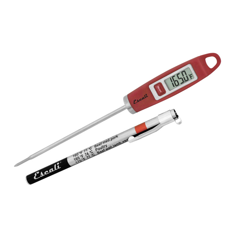 Thermomètre à viande numérique Escali Gourmet, Rouge